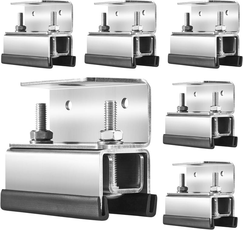 Gedlex Roof Rack Mount Kit, Roof Rack mounting Brackets, 304 Stainless Steel Van Roof Rack for ProMaster, Boxer, Jumper, Ducato 6 Piece - Image 1